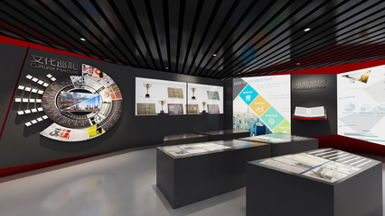 上海浦东新区法院展示厅 空间中蕴含的法治理性美学